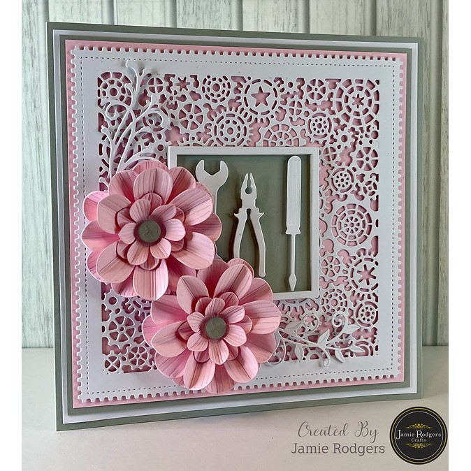 Jamie Rodgers Crafts Cog Background Die Set - Image 6