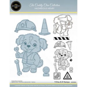 Jamie Rodgers Crafts Hazardous Henry - Dog Stamp & Craft Die Set