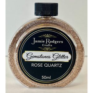 Jamie Rodgers Crafts Gemstones Glitter - Rose Quartz