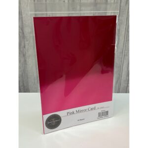 Jamie Rodgers Crafts - A4 Mirror Card Pack of 10 Pink
