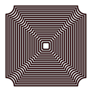 Presscut Square with Notched Corners