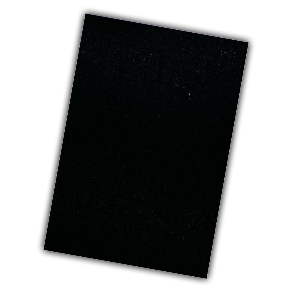 A4 Felt Sheets Black