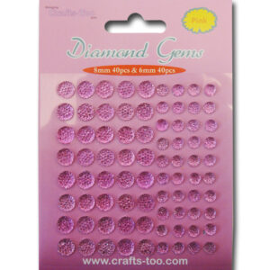 Crafts Too Diamond Gems - Pink