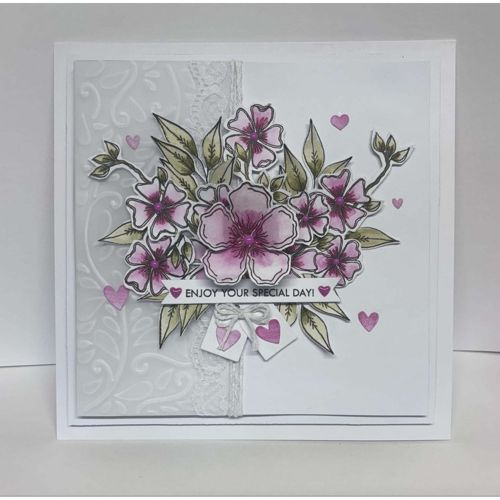 Julie Hickey Designs Cherry Blossom A6 Stamp Set - Image 13