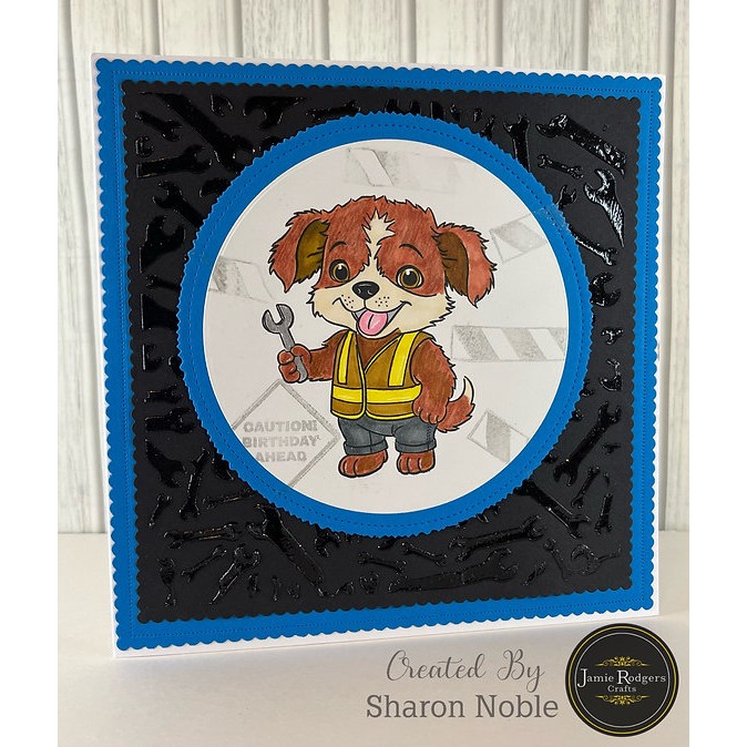 Jamie Rodgers Crafts Spanners - 8 x 8" Craft Stencil - Image 5