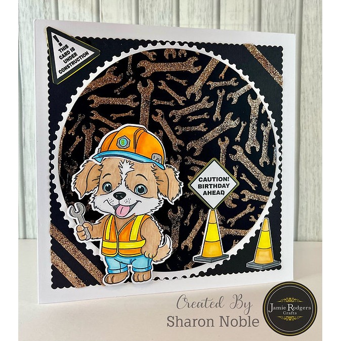 Jamie Rodgers Crafts Spanners - 8 x 8" Craft Stencil - Image 4