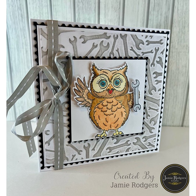 Jamie Rodgers Crafts Spanners - 8 x 8" Craft Stencil - Image 3