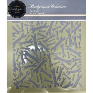 Jamie Rodgers Crafts Spanners - 8 x 8" Craft Stencil
