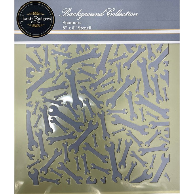 Jamie Rodgers Crafts Spanners - 8 x 8" Craft Stencil