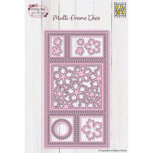 Nellie Snellen Multi Frame Die Slimline - Flowers Die Set