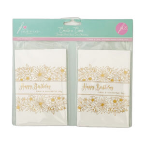 Julie Hickey Designs - Create A Card Birthday Wishes Gold Cardstock