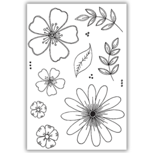 Julie Hickey Designs Fresh Florals Stamp Set