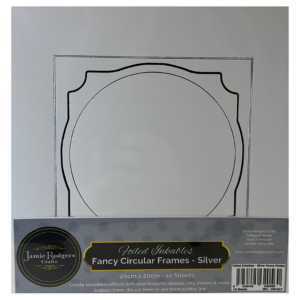 Jamie Rodgers Crafts - Foiled Inkables Fancy Circular Frames - Gold