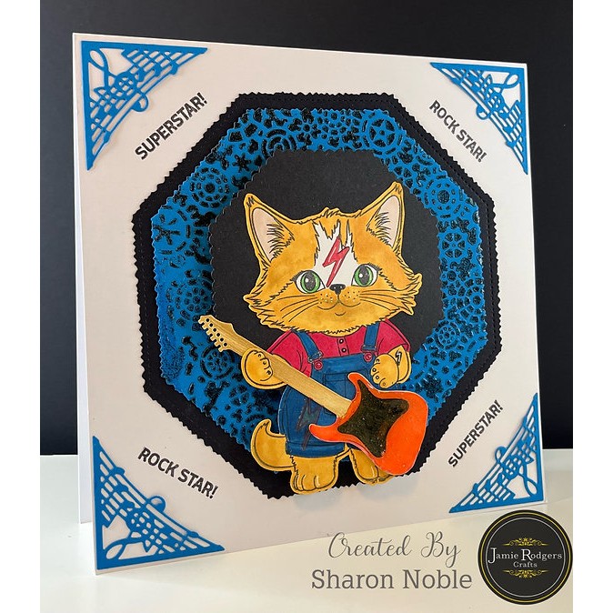 Jamie Rodgers Crafts Deckle Edge & Stitched Octagons Die Set - Image 7