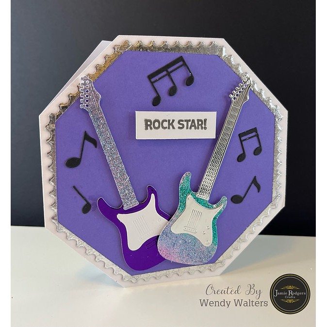 Jamie Rodgers Crafts Guitar Craft Die Set - Image 9