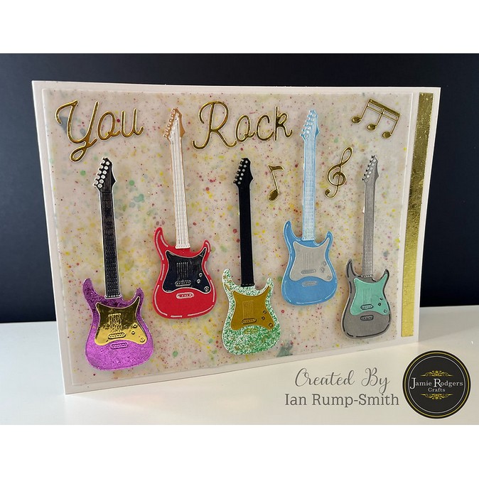 Jamie Rodgers Crafts Guitar Craft Die Set - Image 6