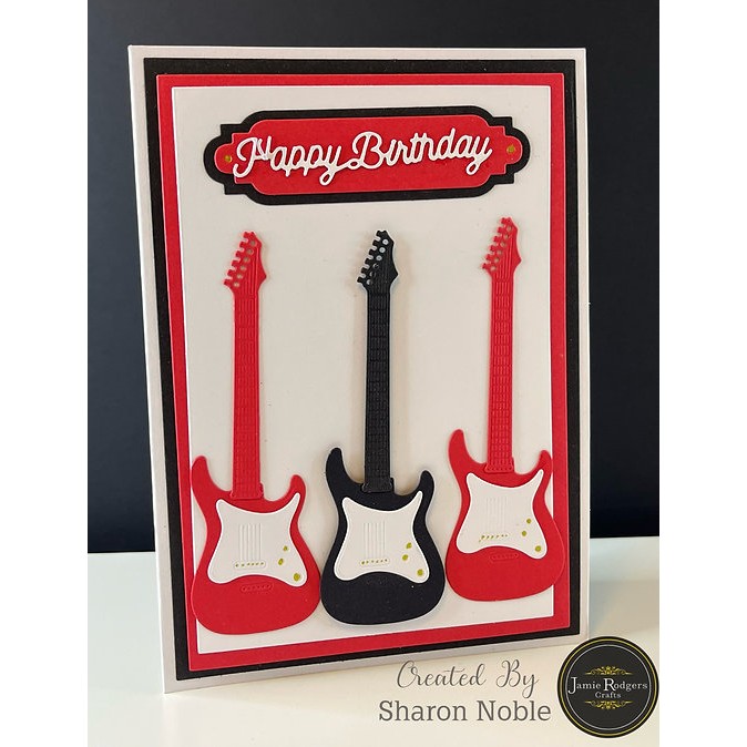 Jamie Rodgers Crafts Guitar Craft Die Set - Image 5