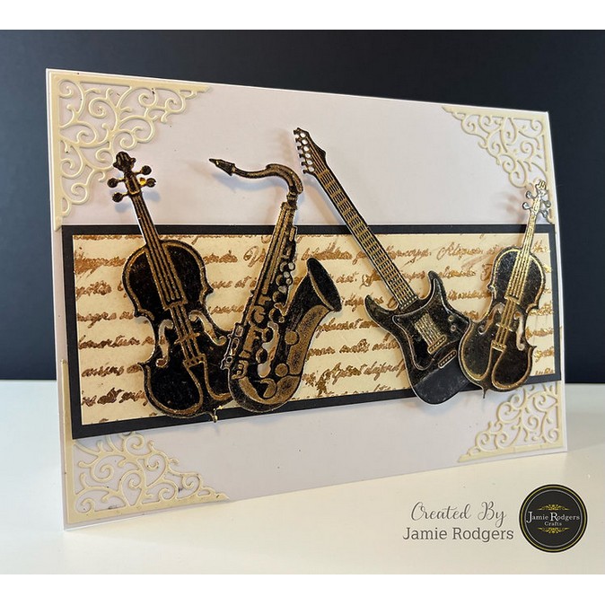 Jamie Rodgers Crafts Saxophone Craft Die Set - Image 4