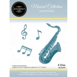 Jamie Rodgers Crafts Saxophone Craft Die Set