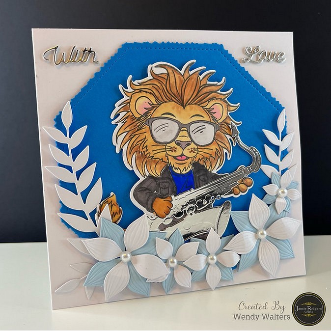 Jamie Rodgers Crafts Saxophone Craft Die Set - Image 9