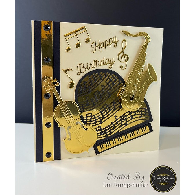 Jamie Rodgers Crafts Saxophone Craft Die Set - Image 8