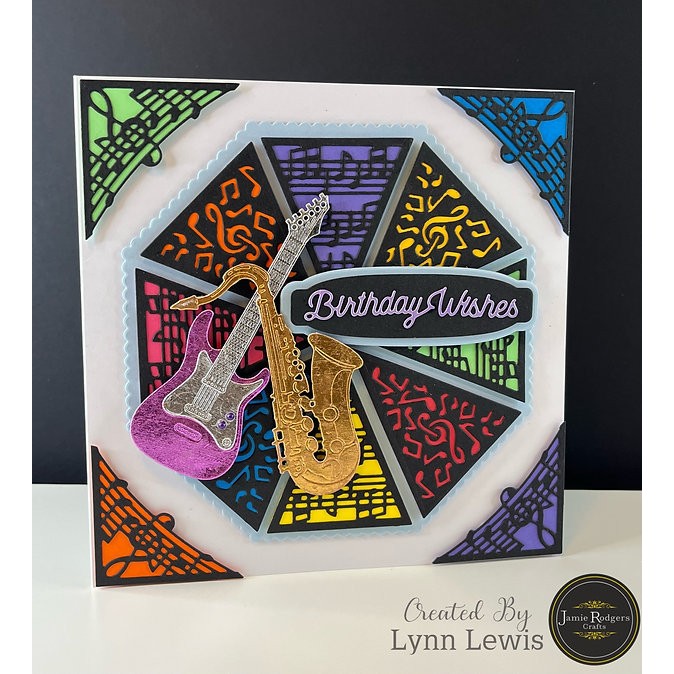 Jamie Rodgers Crafts Saxophone Craft Die Set