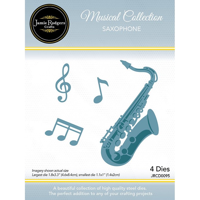 Jamie Rodgers Crafts Saxophone Craft Die Set