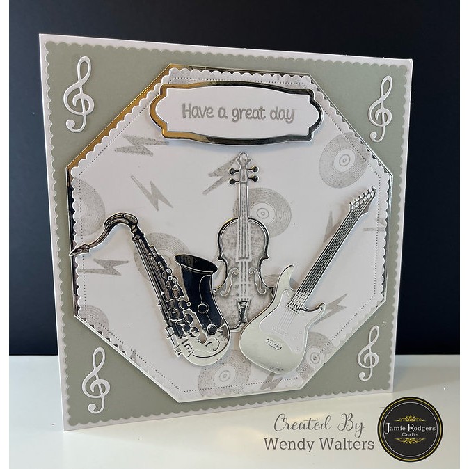 Jamie Rodgers Crafts Violin Craft Die Set - Image 2