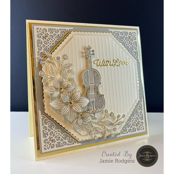 Jamie Rodgers Crafts Violin Craft Die Set - Image 5