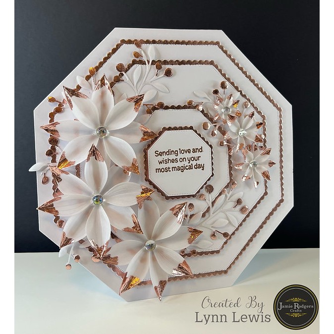 Jamie Rodgers Crafts Rippled Star Blooms Craft Die - Image 3