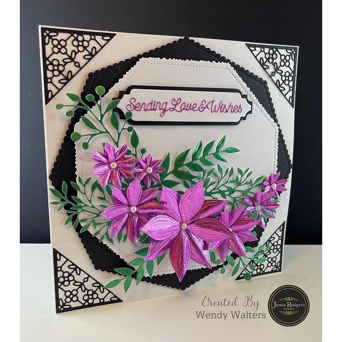 Jamie Rodgers Crafts Rippled Star Blooms Craft Die - Image 12