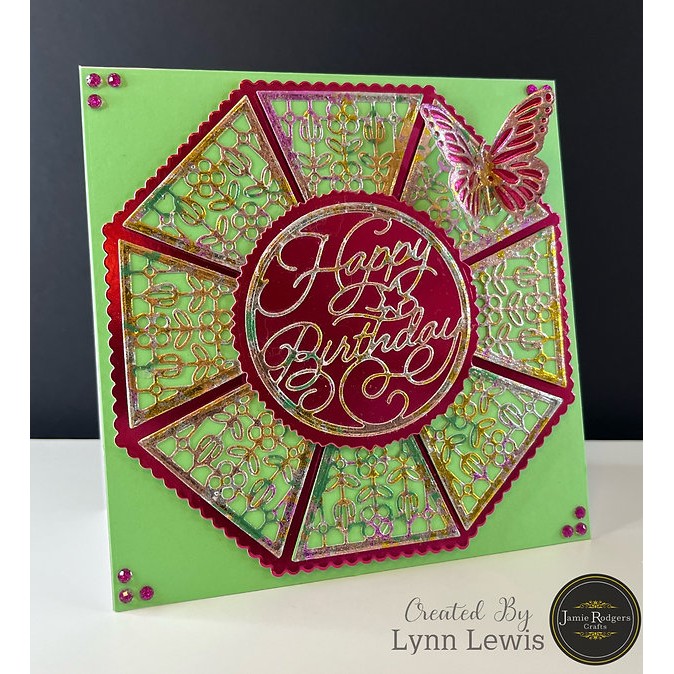 Jamie Rodgers Crafts Octagon Kaleidoscope Segments Stencil - Image 5