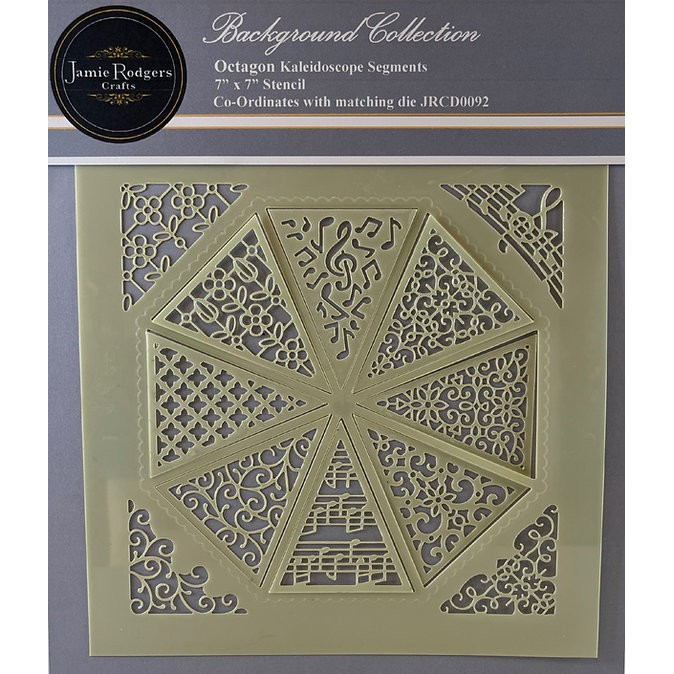 Jamie Rodgers Crafts Octagon Kaleidoscope Segments Stencil