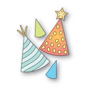 Memory Box - Birthday Party Hats craft die