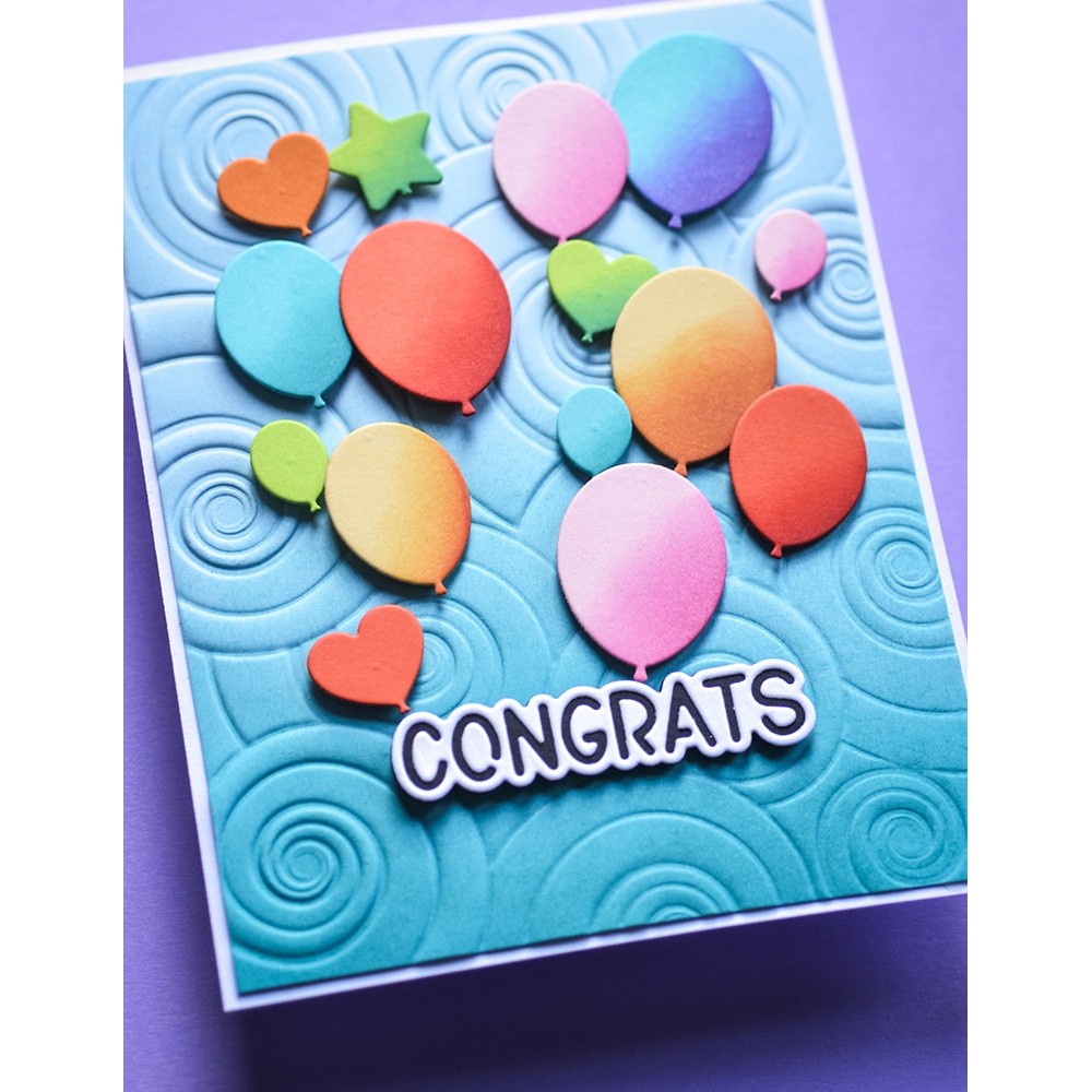 Memory Box - Celebration Balloons craft die