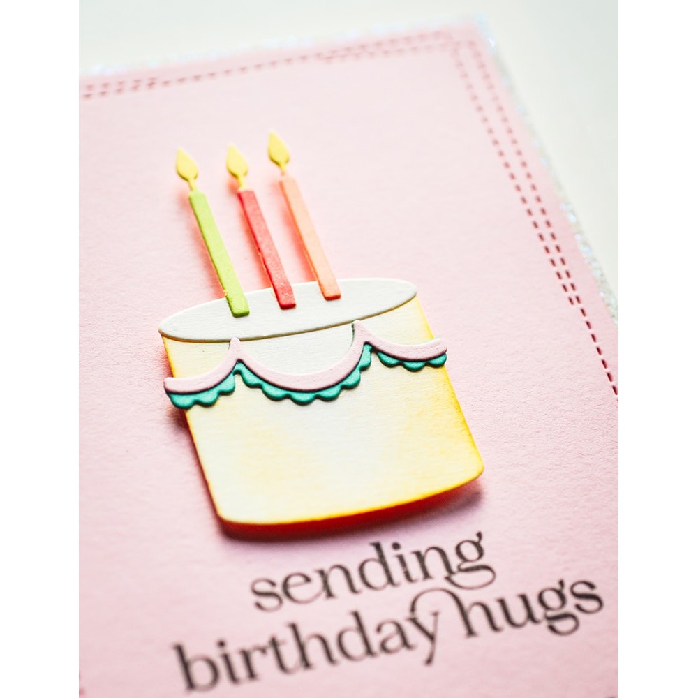 Memory Box - Birthday Party Cake craft die