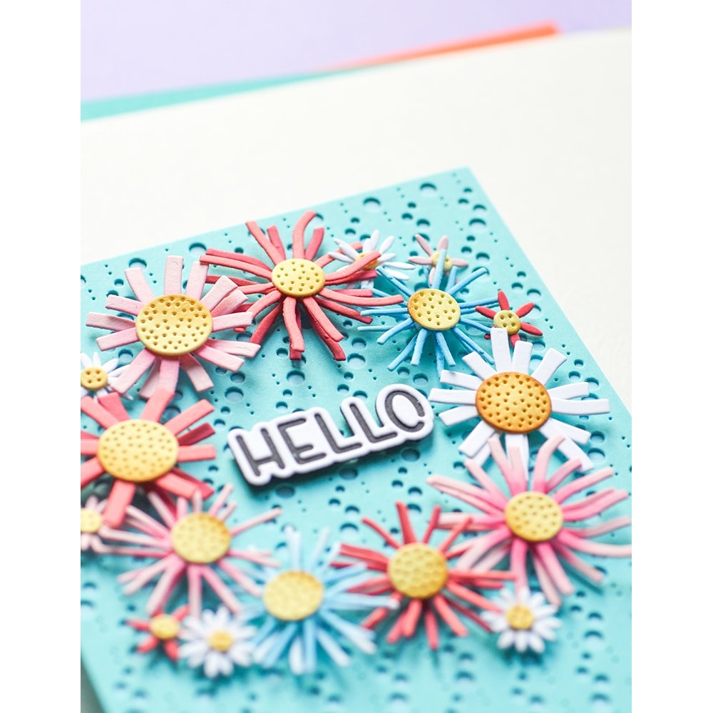 Memory Box - Fringe Flowers craft die
