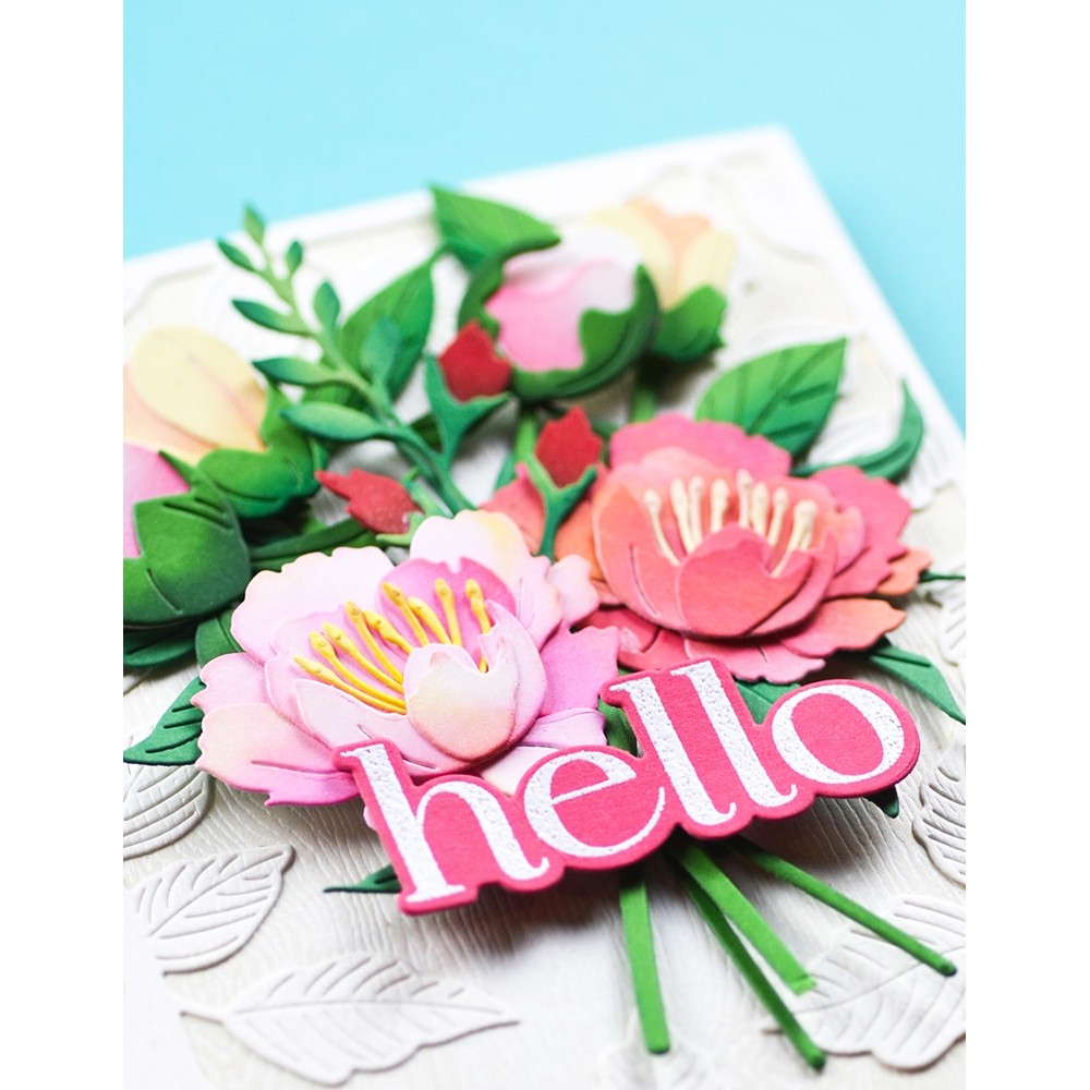 Memory Box - Gentle Peony Bloom craft die