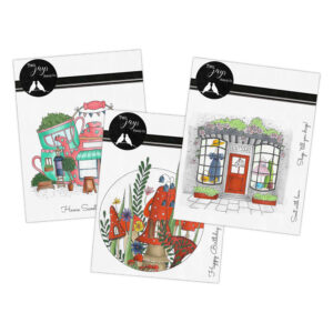 Two Jays - Sweet Home Stamp Collection - Teapot, Toadstool & Boutique