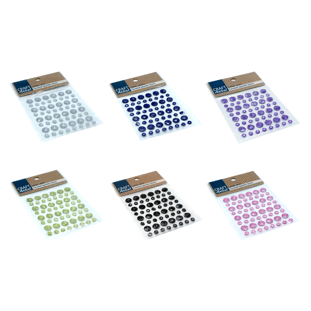 Craft Artist Faceted Sparkle Gems Bundle