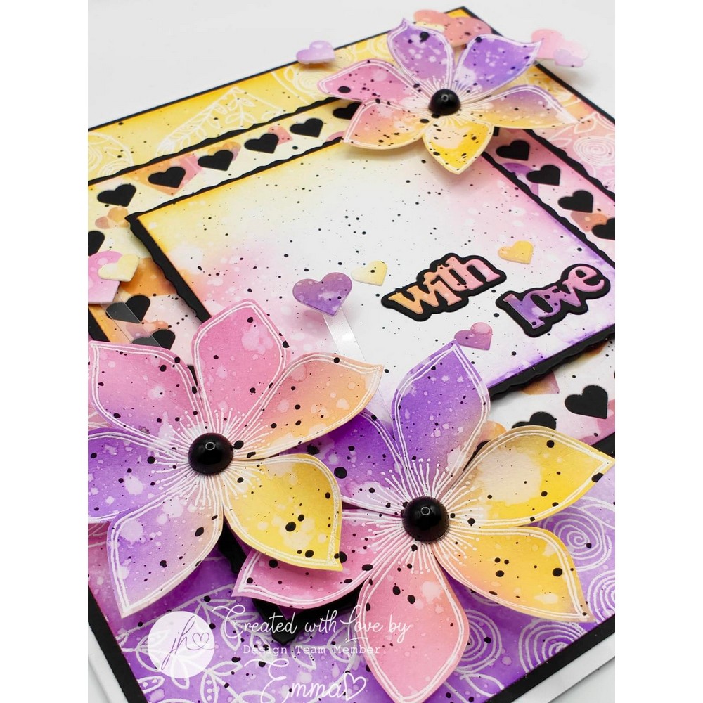 Hazel's Heart Medley Die Set