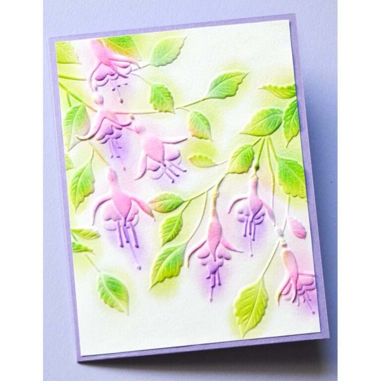 Memory Box - Fabulous Fuchsia 3D Embossing Folder and Dies - Art of Craft