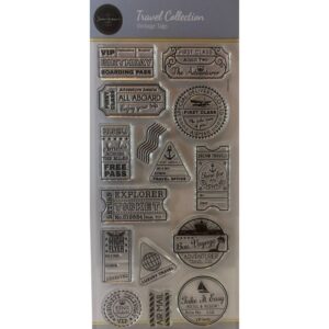 Jamie Rodgers Crafts Vintage Tags DL Clear Stamp Set