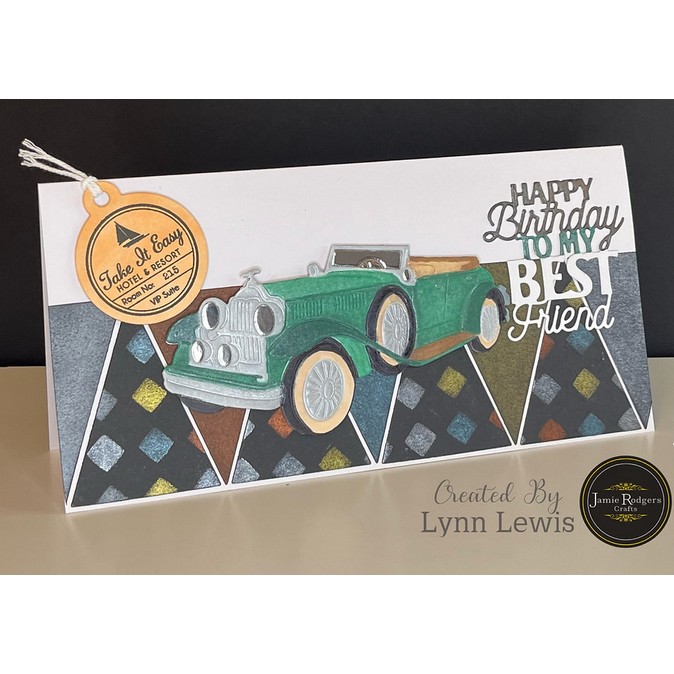 Jamie Rodgers Crafts Vintage Car Craft Die - Image 2