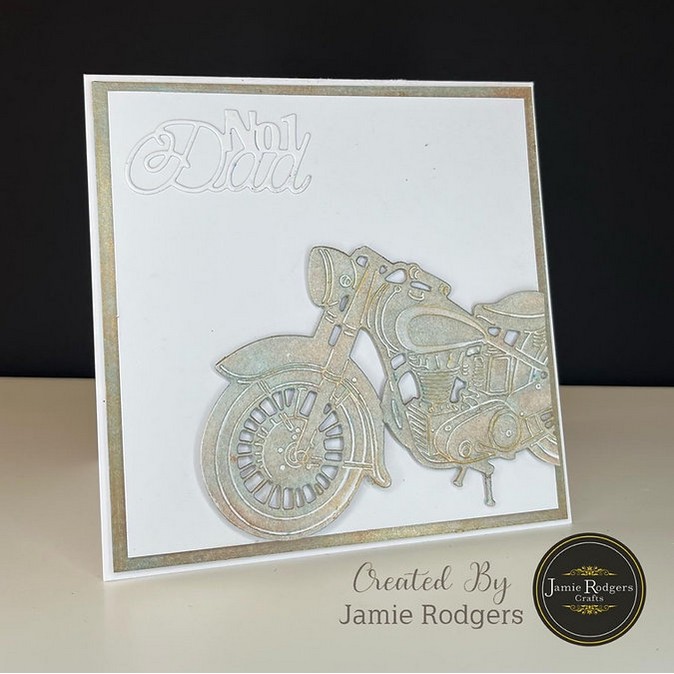 Jamie Rodgers Crafts Vintage Motorbike Craft Die