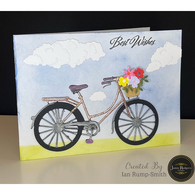 Jamie Rodgers Crafts Floral Bicycle Craft Die Set - Image 6