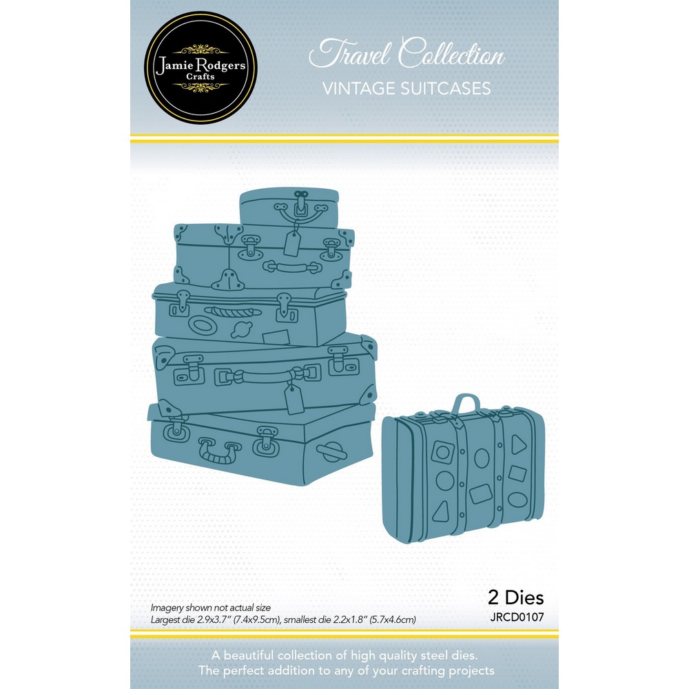 Jamie Rodgers Crafts Vintage Suitcases Craft Die Set