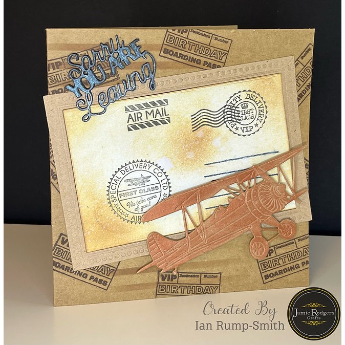 Jamie Rodgers Crafts Biplane Craft Die