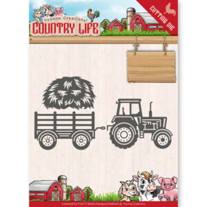 Yvonne Creations Country Life Cutting Die - Country Life Tractor