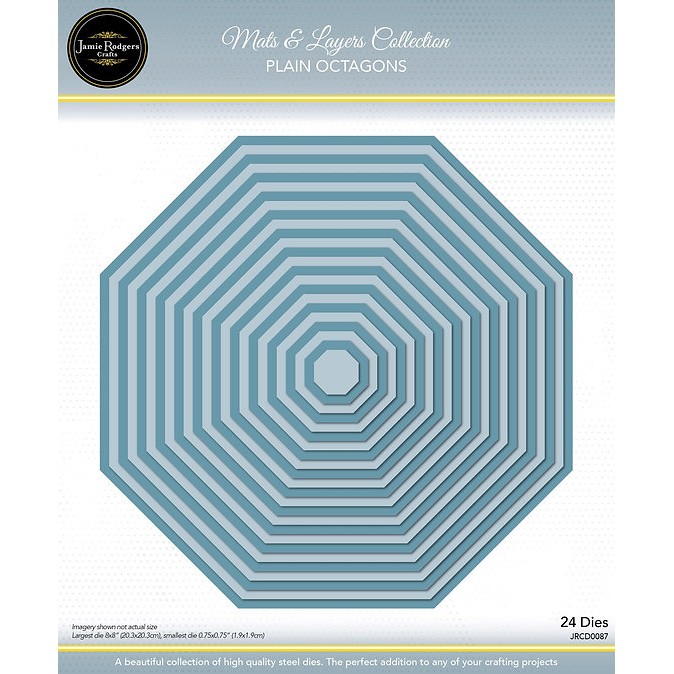 Jamie Rodgers Crafts Plain Octagons Die Set